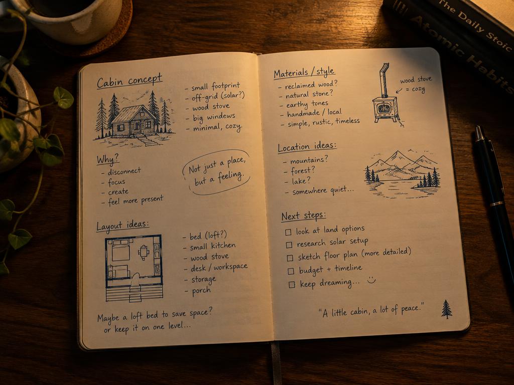 Photo of a handwritten notebook page